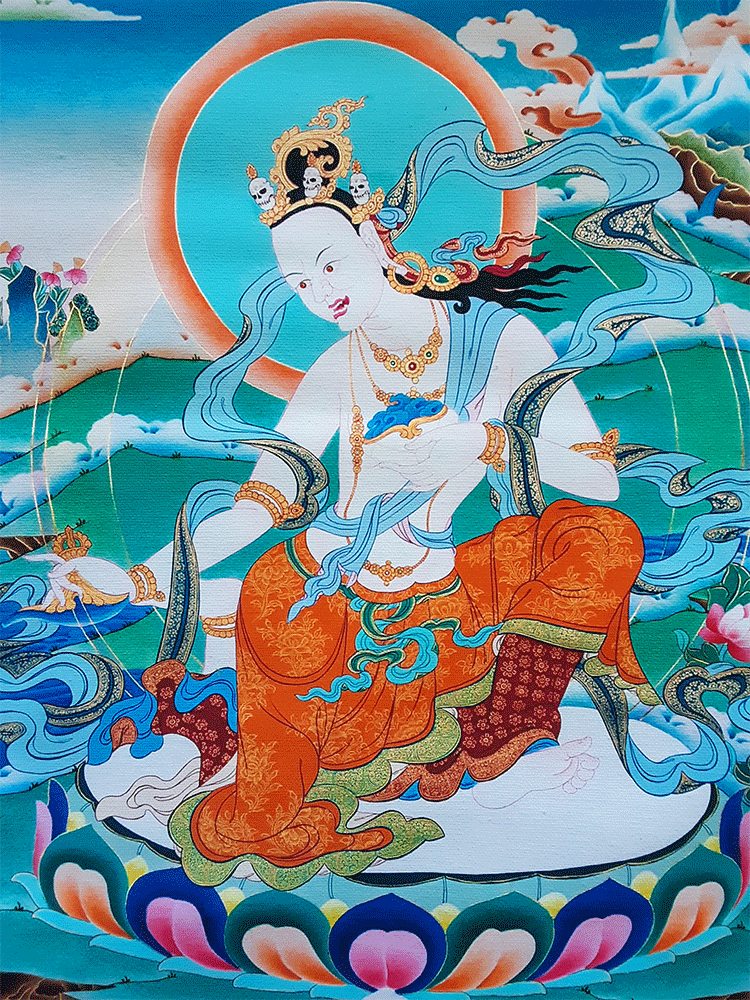 Yeshe Tsogyal Print Thangka 28"x36"