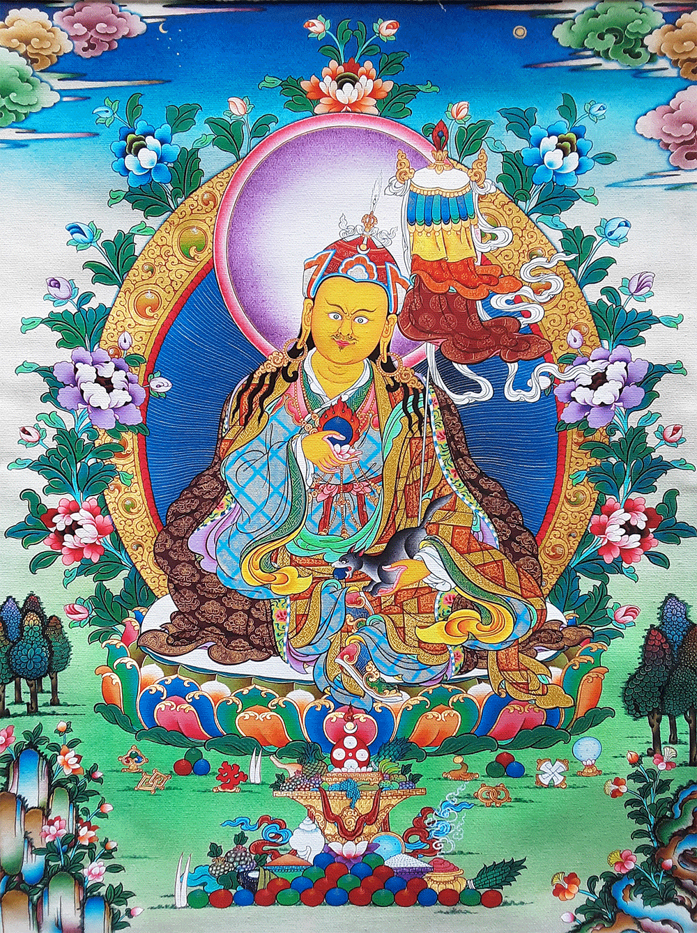 Khandro Norlha Print Thangka 28"x36"
