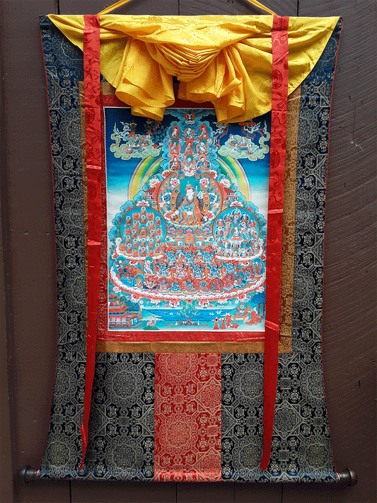 Dudjom Tersar Refuge Tree Print Thangka (Various Sizes)