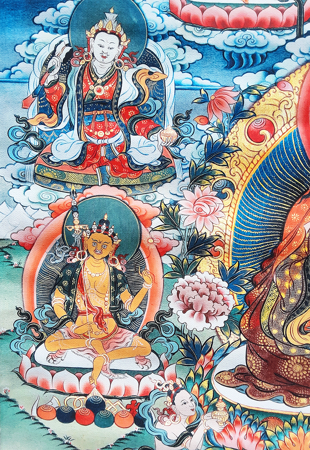 Guru Rinpoche 8 Manifestations Print Thangka 36"x48"