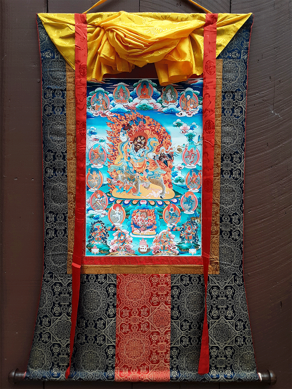 Dorje Drolo with Retinue Print Thangka 36"x48"