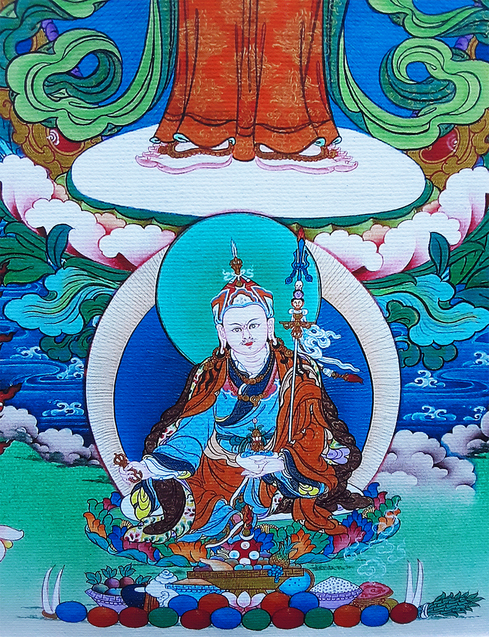 1000-Arm Chenrezig Print Thangka 28"x36"