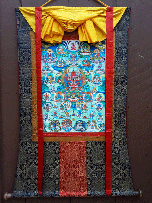 Chime Tsog Thik Print Thangka 36"x48"