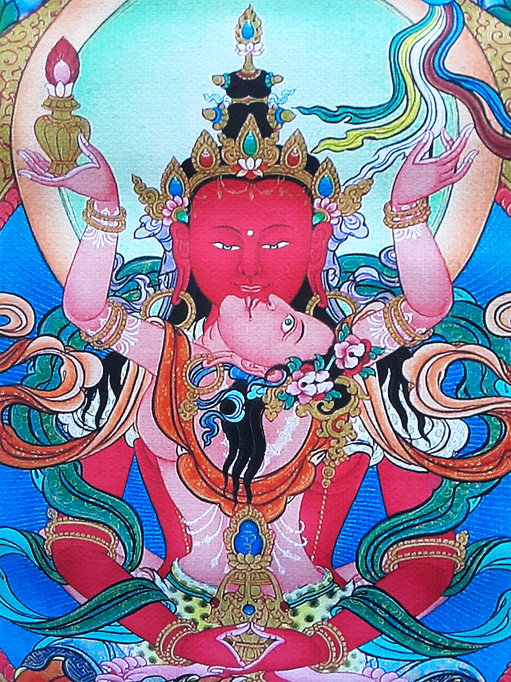 Chime Tsog Thik Print Thangka 36"x48"
