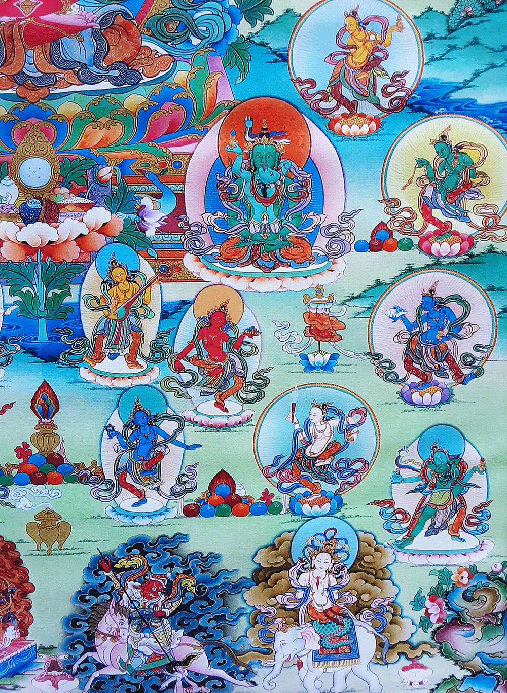 Chime Tsog Thik Print Thangka 36"x48"