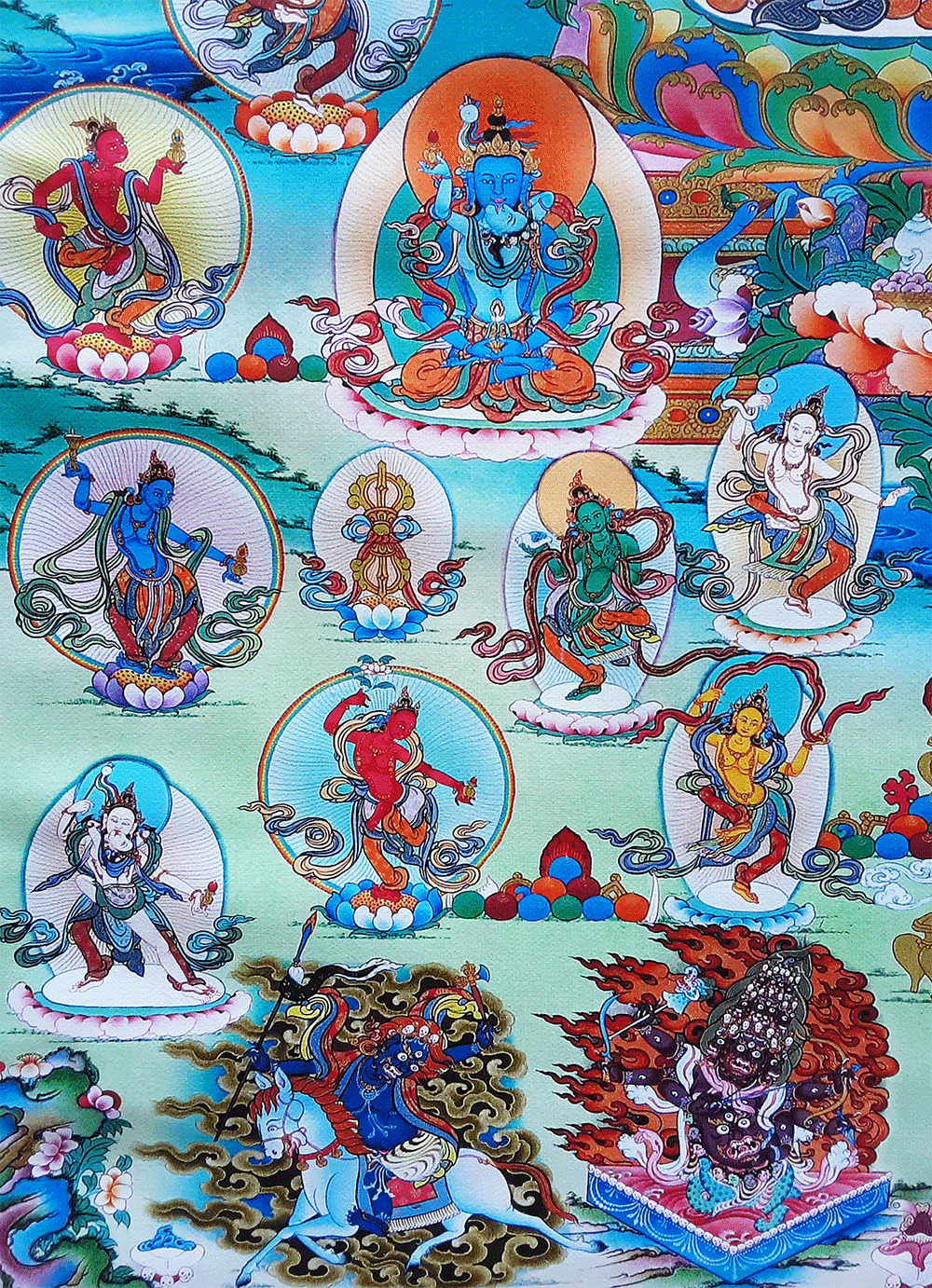Chime Tsog Thik Print Thangka 36"x48"