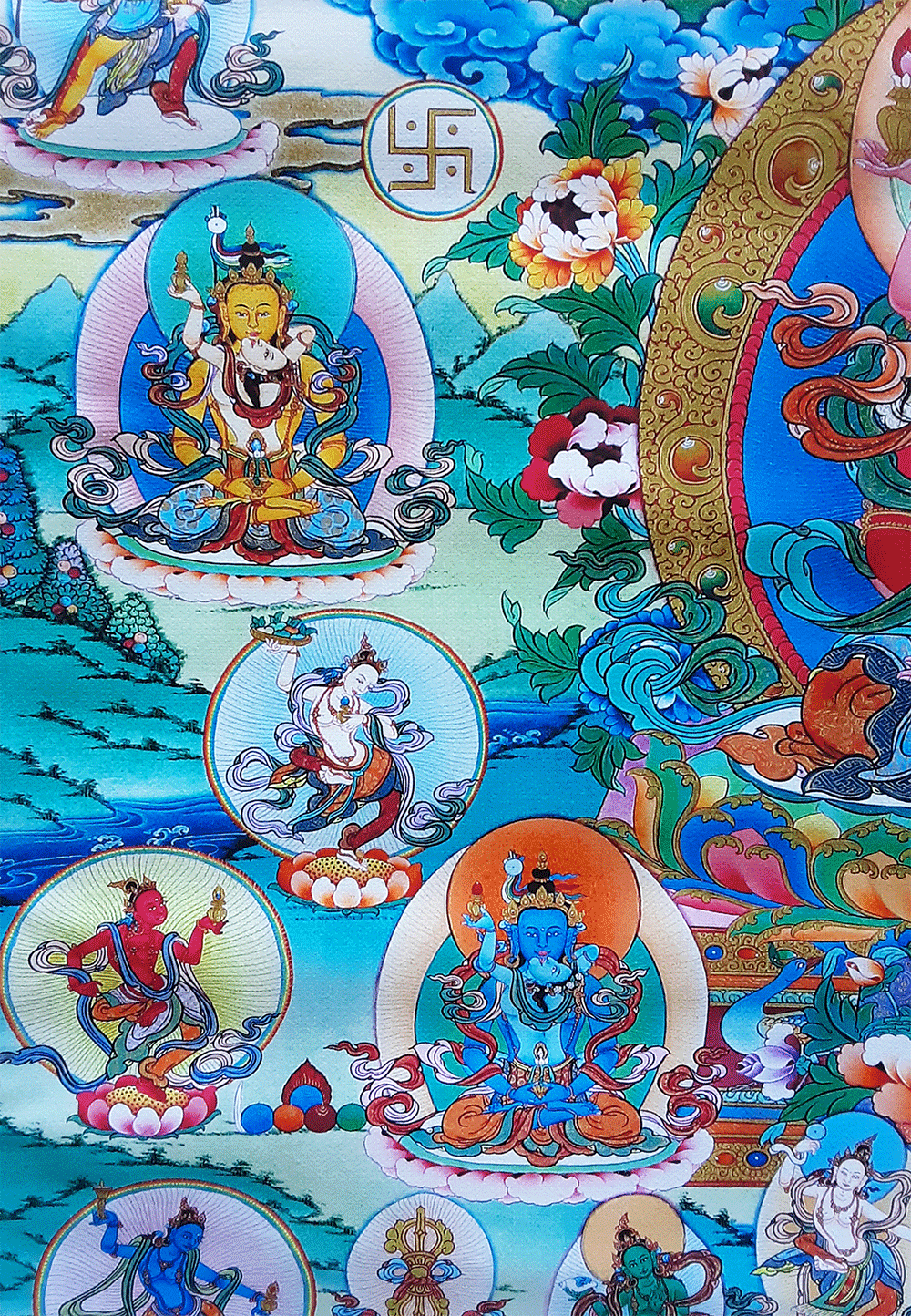 Chime Tsog Thik Print Thangka 36"x48"