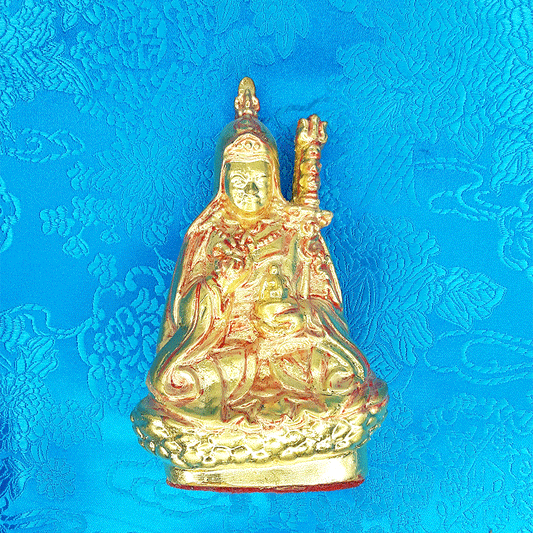 23.5k Gold Gilded Guru Rinpoche Tsa Tsa (discounted)