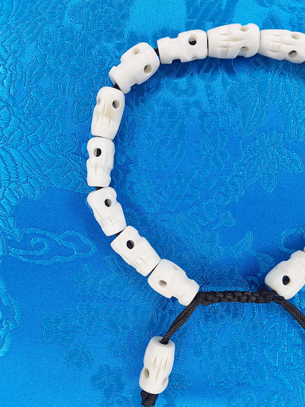 Yak Bone Skull Bracelet