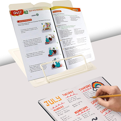 Folding Metal Text Holder