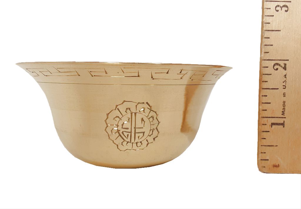 Etched Brass Offering Bowls