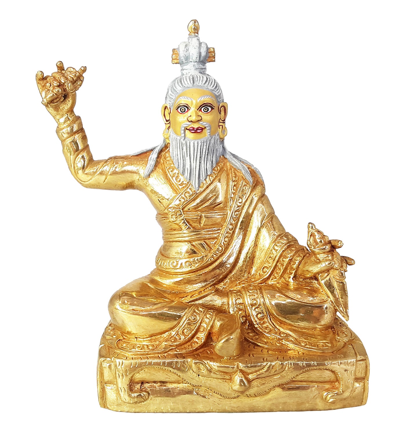 Statue, Dudjom Lingpa Gold Plated