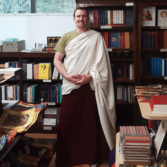 White Cotton/Raw Silk Zen 44"x120"