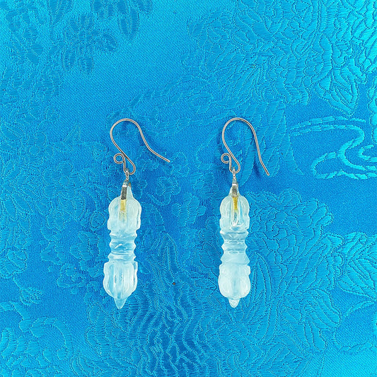 Quartz Vajra Earrings