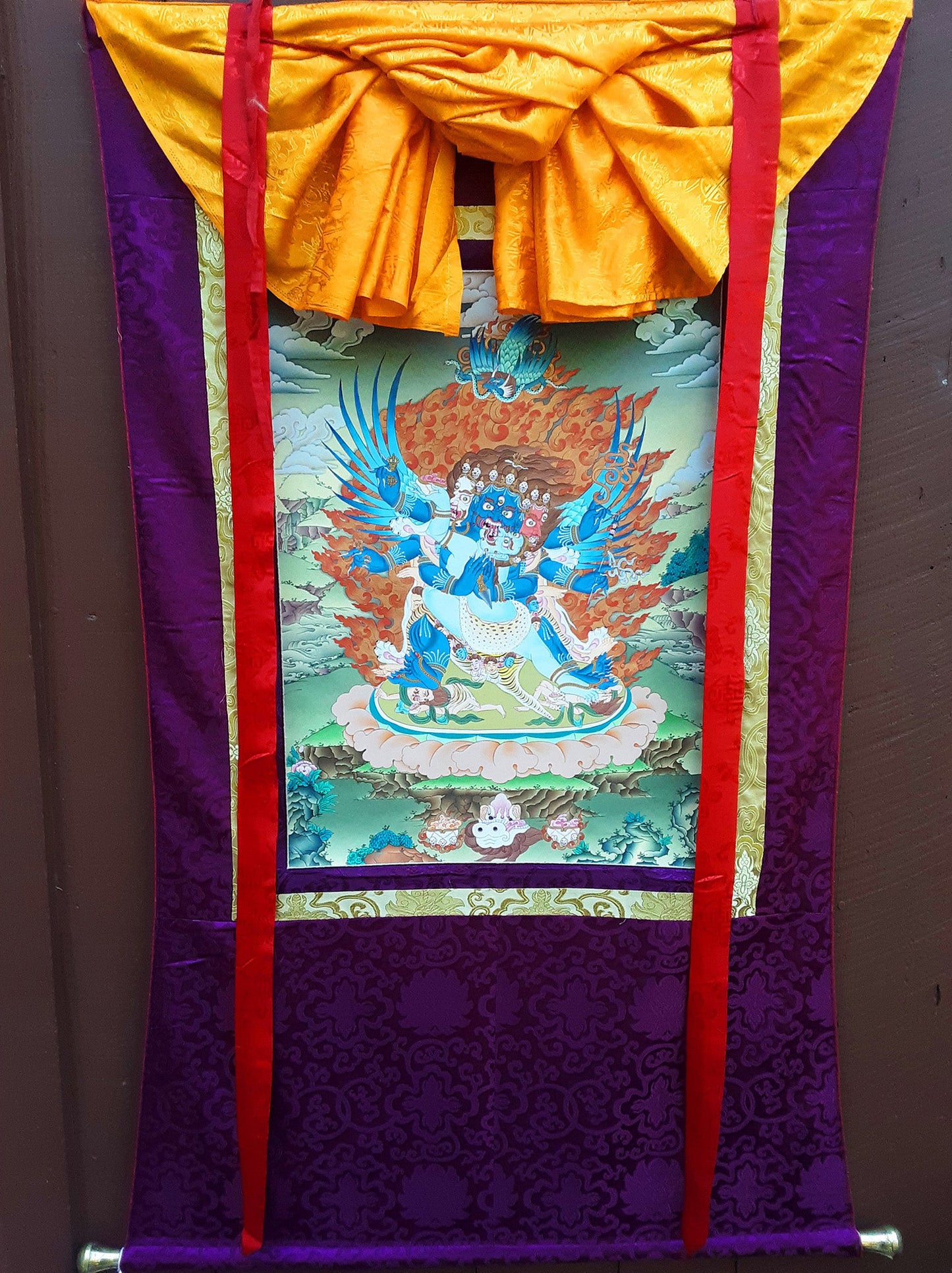Vajrakilaya Thangka 36"x51"