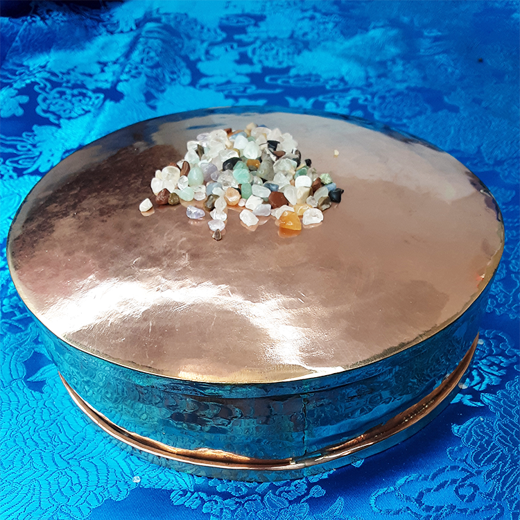 Fancy Copper Mandala Pan 6"