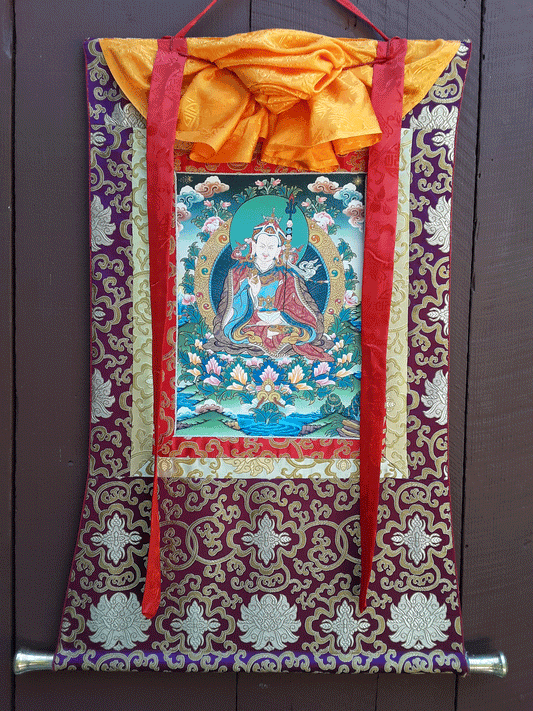 Guru Rinpoche Thangka 25" x 32"