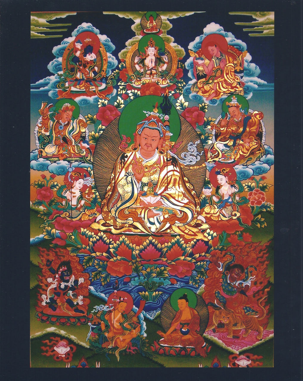 Guru Rinpoche Eight Manifestations Photo