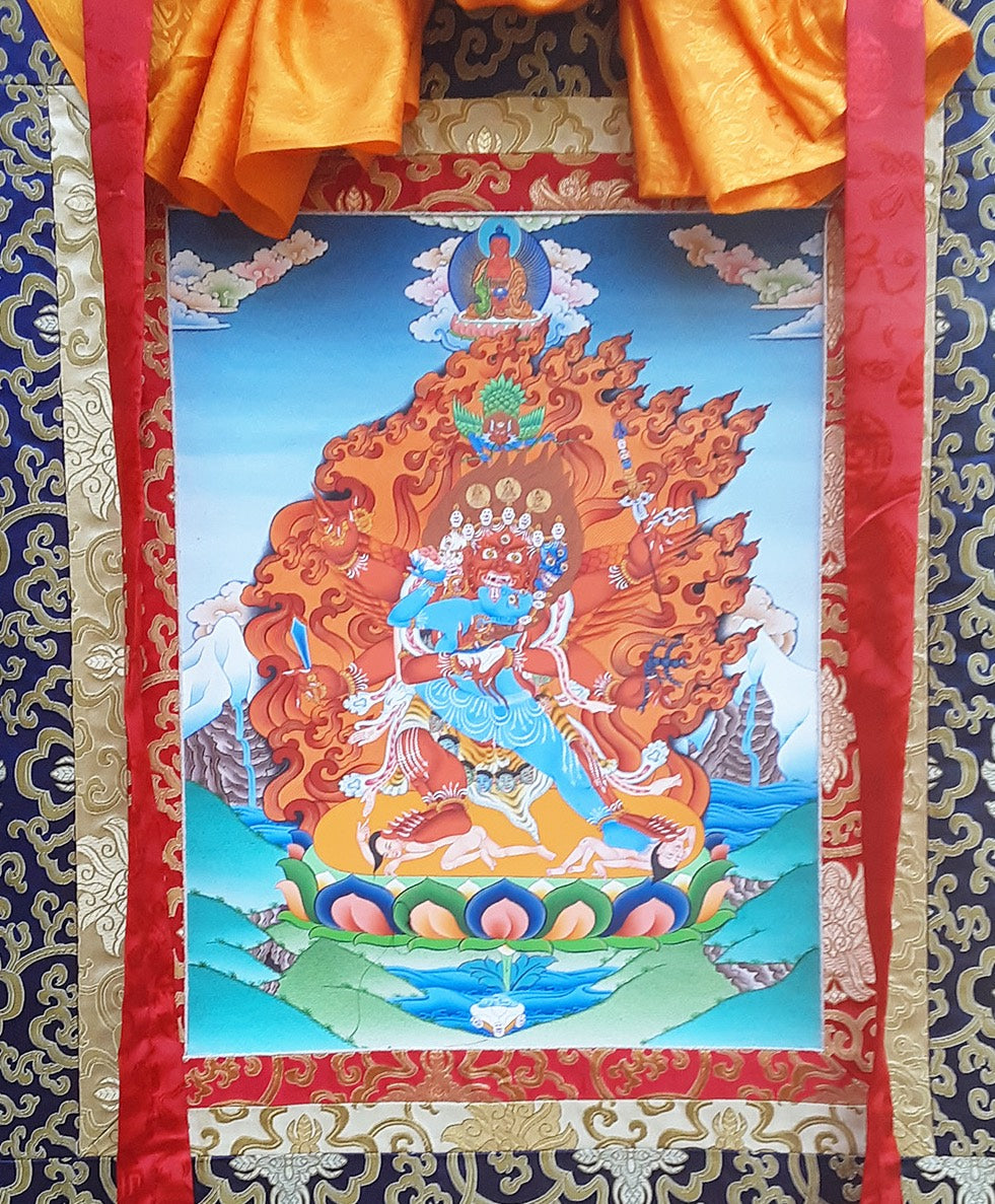 Guru Dragpo Thangka 31.5"x41"
