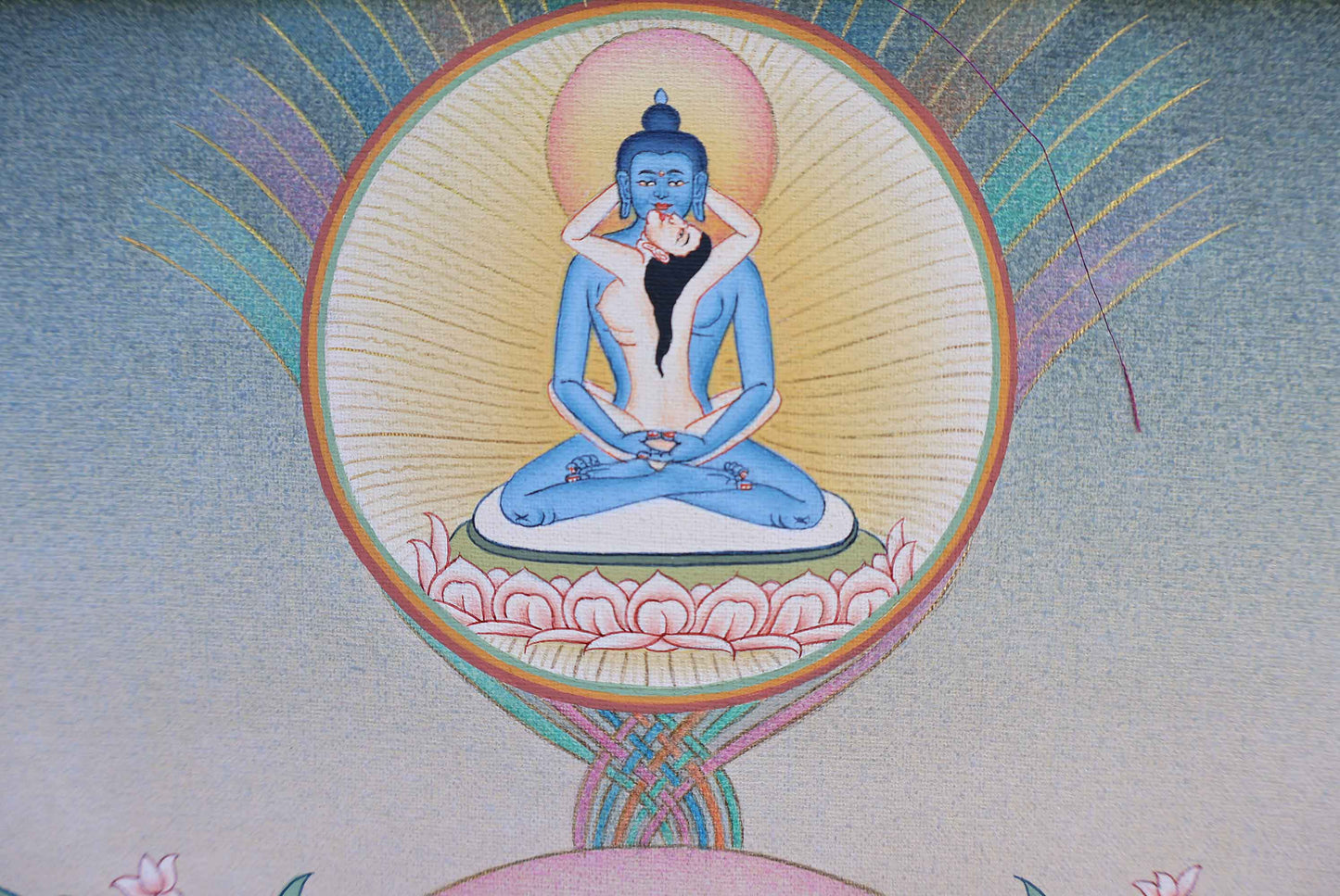 Longchenpa Thangka 37"x52"