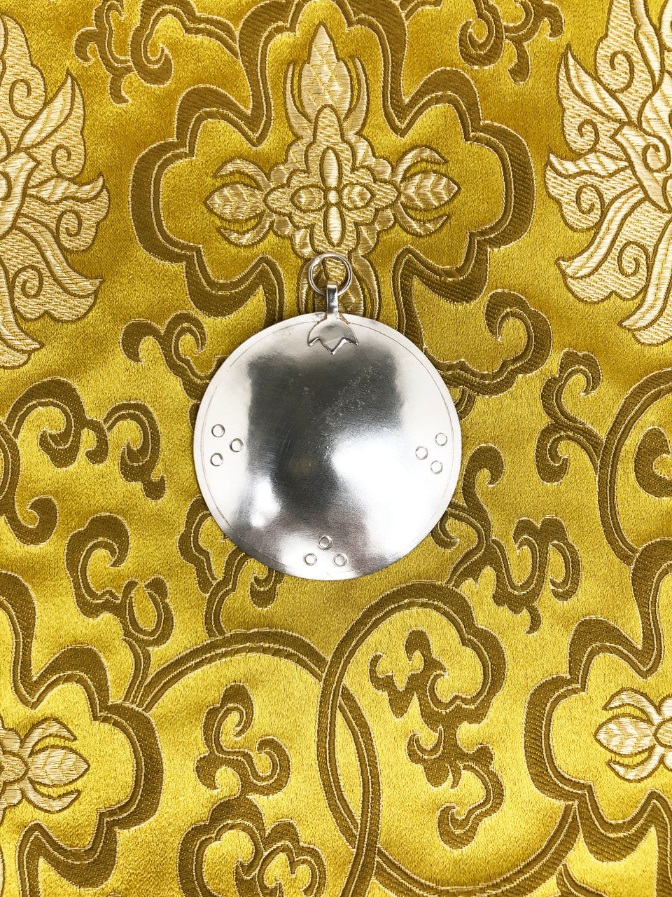 Melong, Brass (Silver-Plated) 2.5"