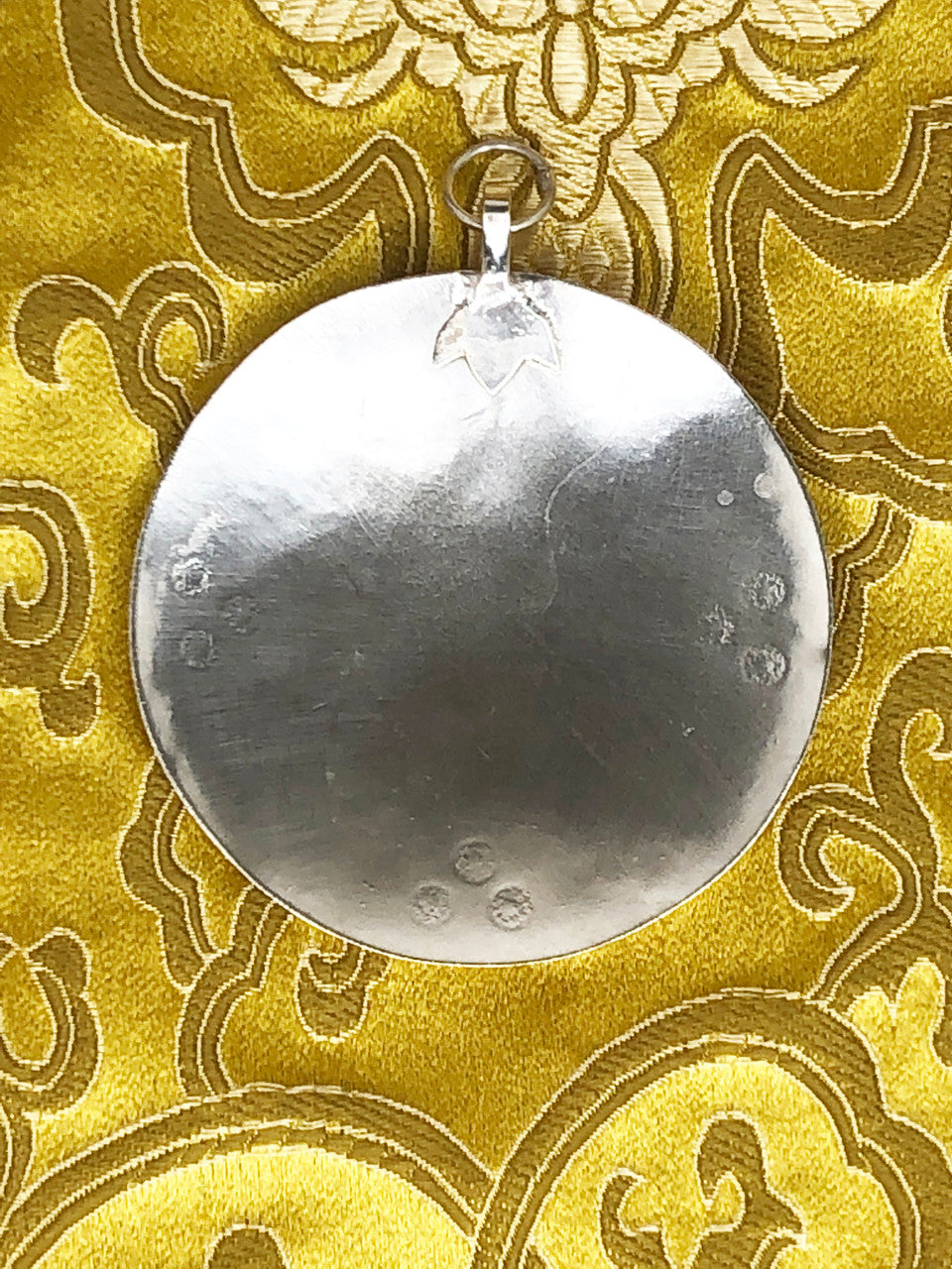 Melong, Brass (Silver-Plated) 2.5"