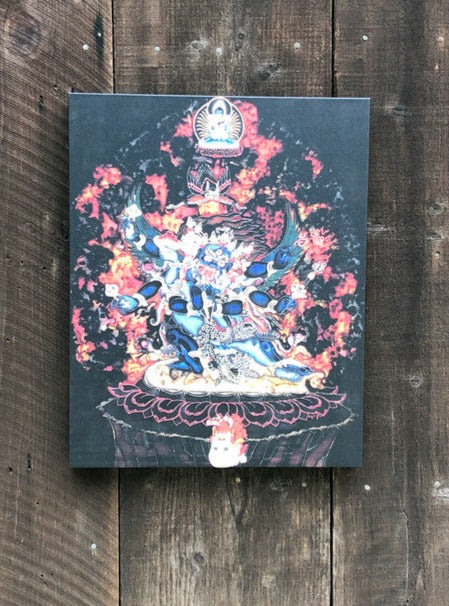 Vajrakilaya Canvas (Black), 16x20, by Neljorma Tendron