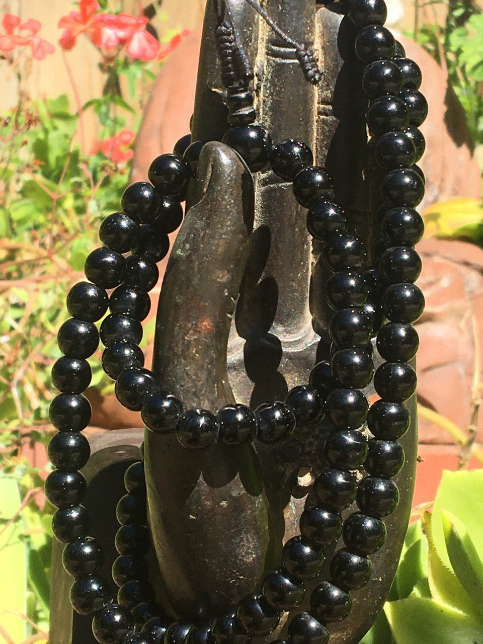 Black Onyx Mala, 8mm