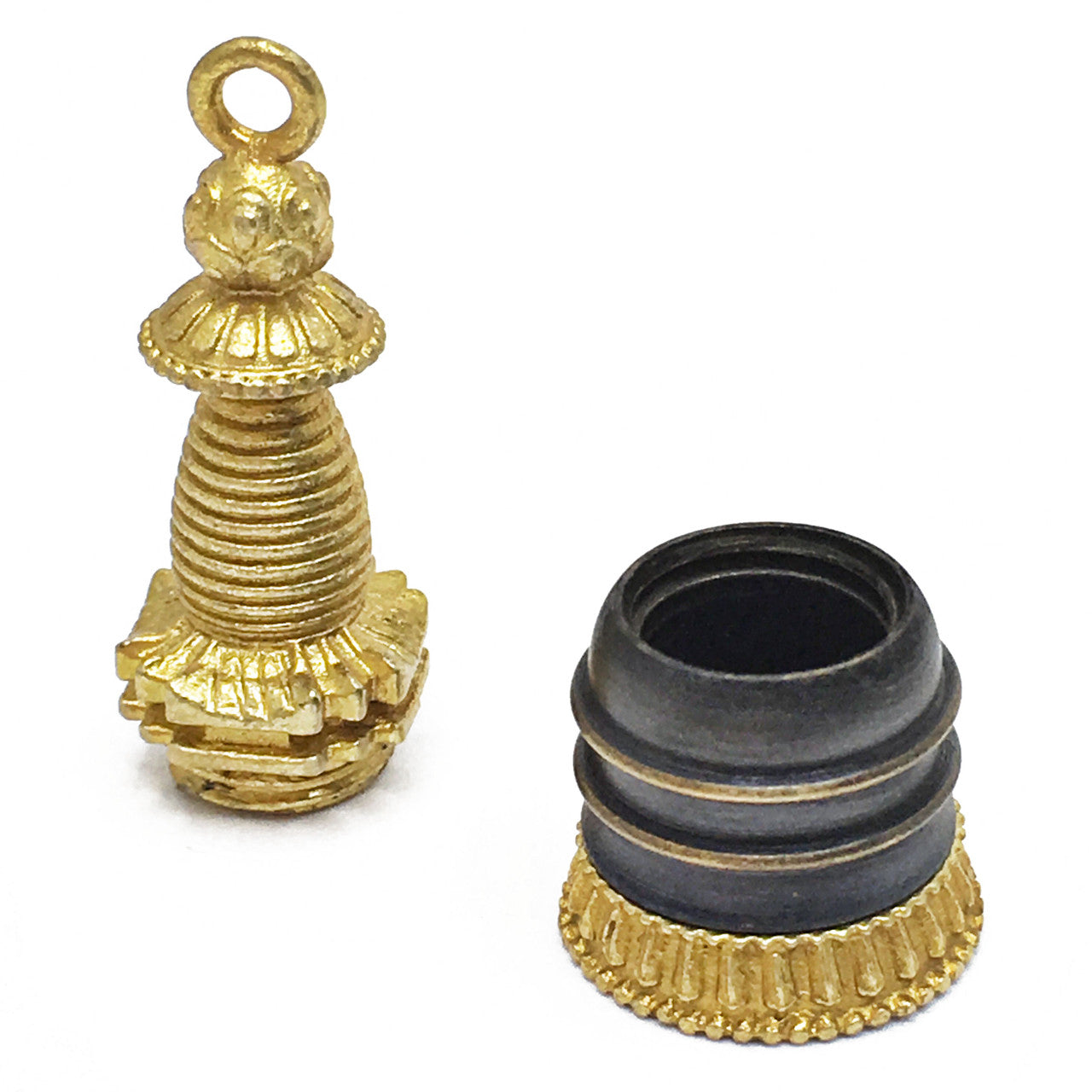 Small Stupa Pendant with Gift Box and Cord