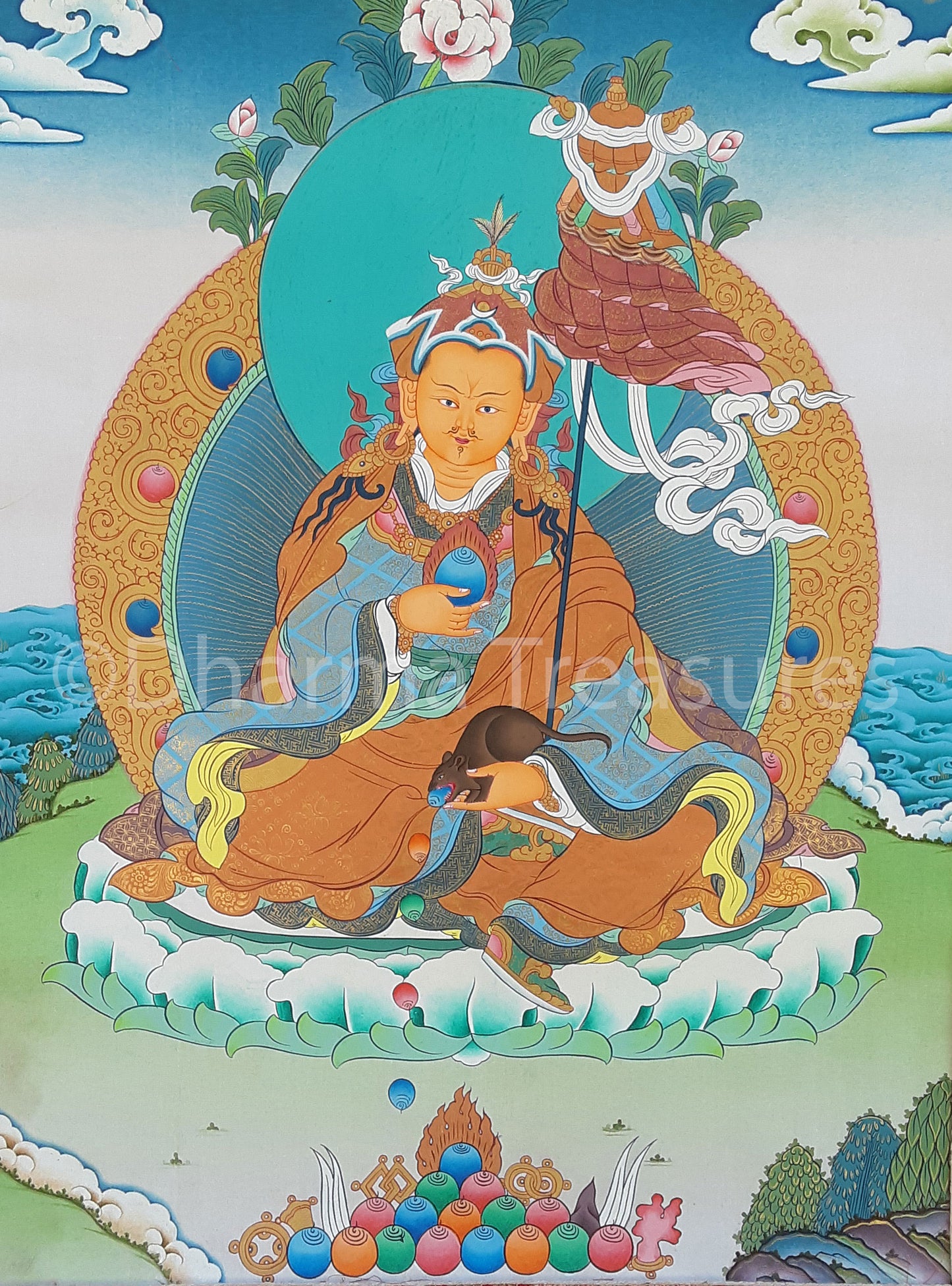 Khandro Norlha Thangka 32"x42"