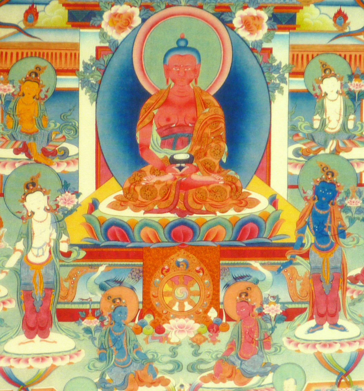 Print of Amitabha Thangka by Kumar Lama