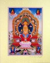 Print of Maitreya Thangka by Kumar Lama