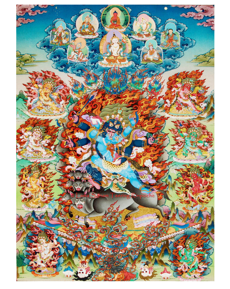 Black Hayagriva Retinue Photo 5"x7" (Discounted- Photo Error)