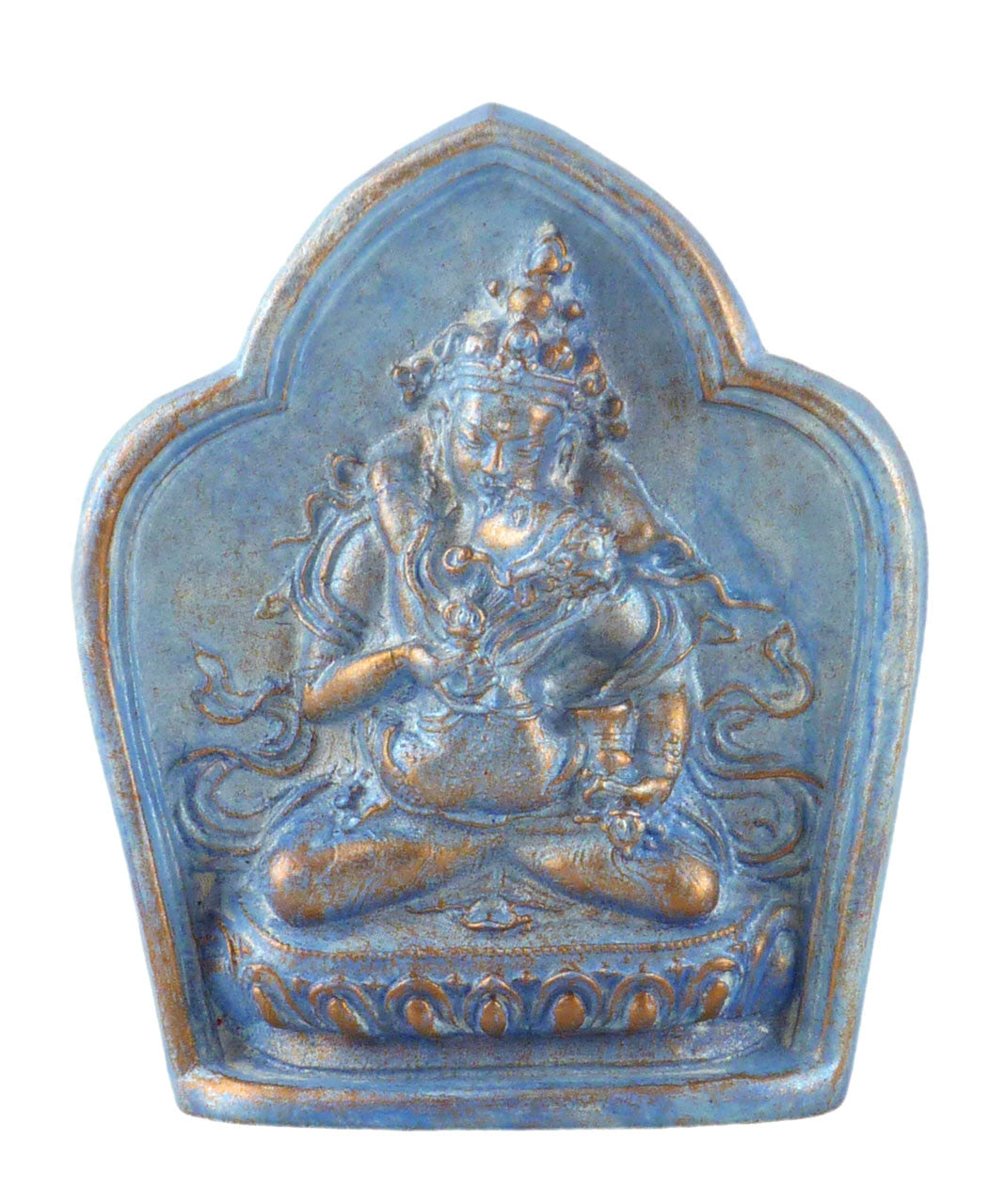 Light Blue and Golden Vajrasattva Tsa Tsa