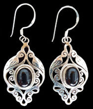 Silver Blackstar Earrings 2