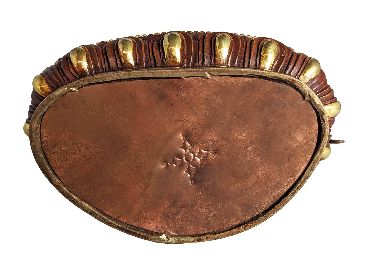 White Tara statue, Gold Plated 8.75"