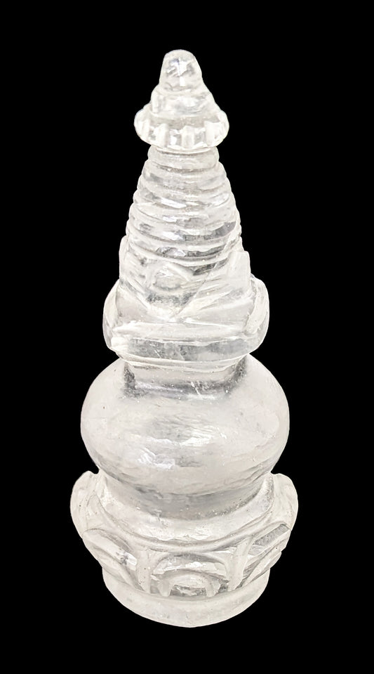 Crystal Stupa, 3.25" (#9)