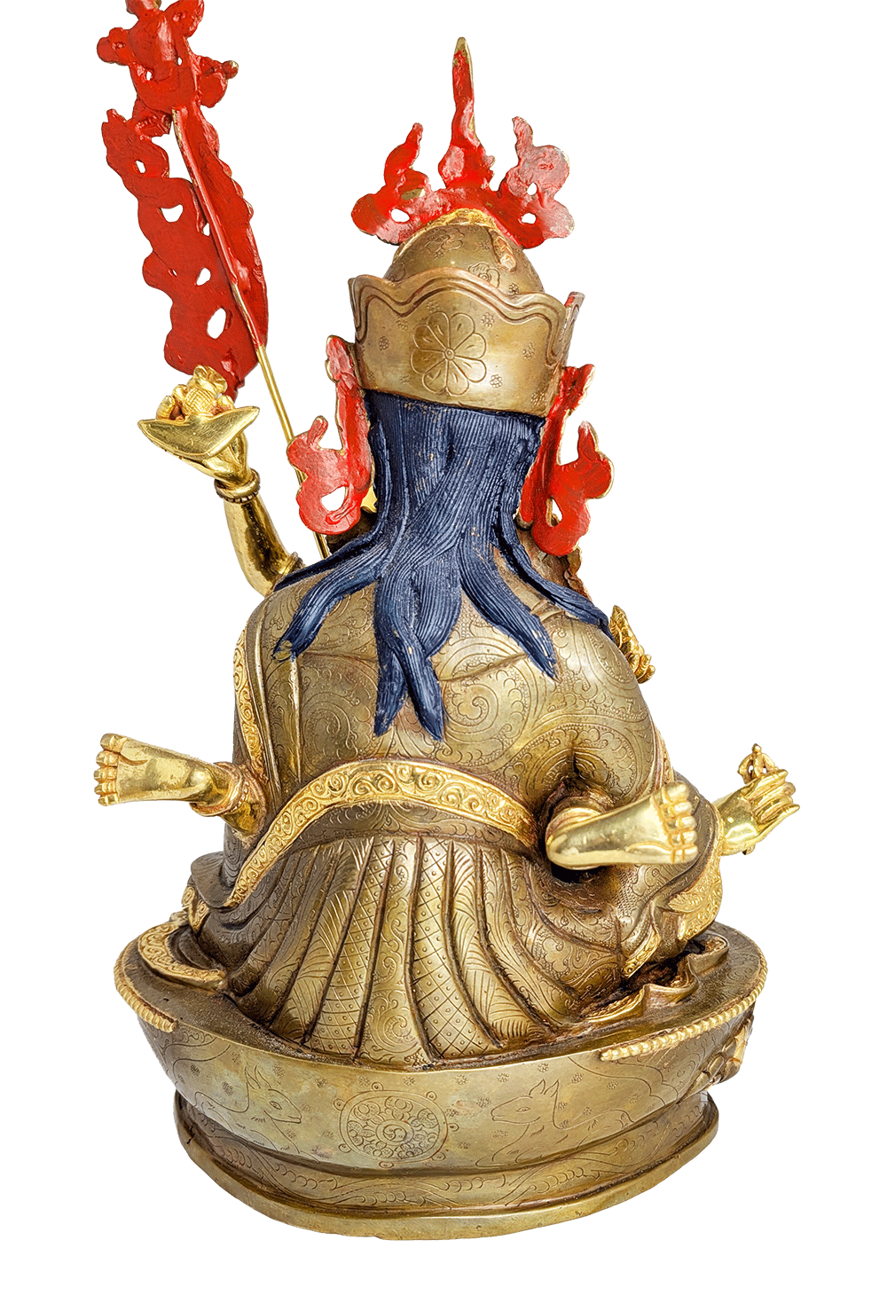 Guru Rinpoche YabYum Statue, 14"