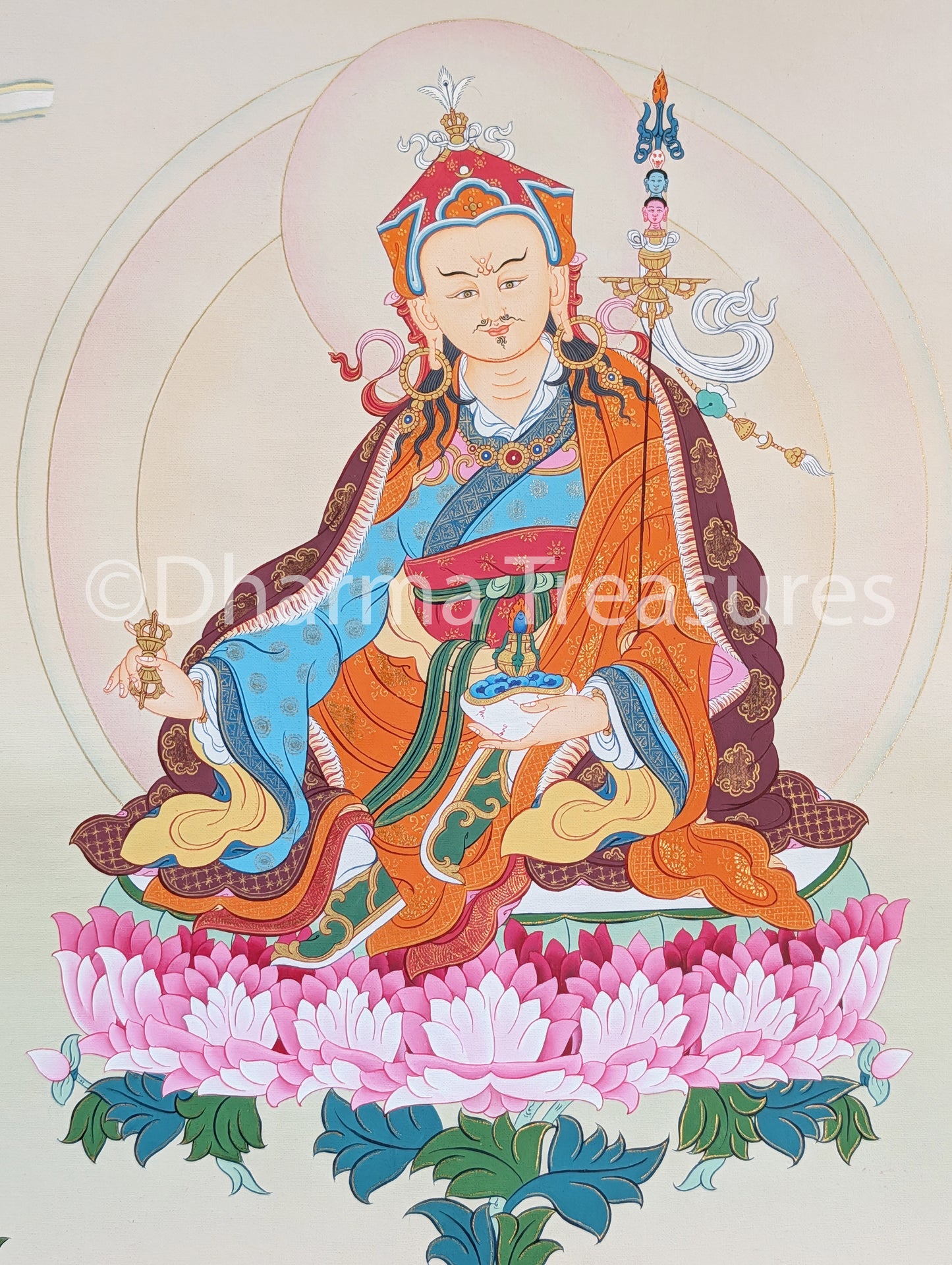 Guru Rinpoche Thangka 31"x44"