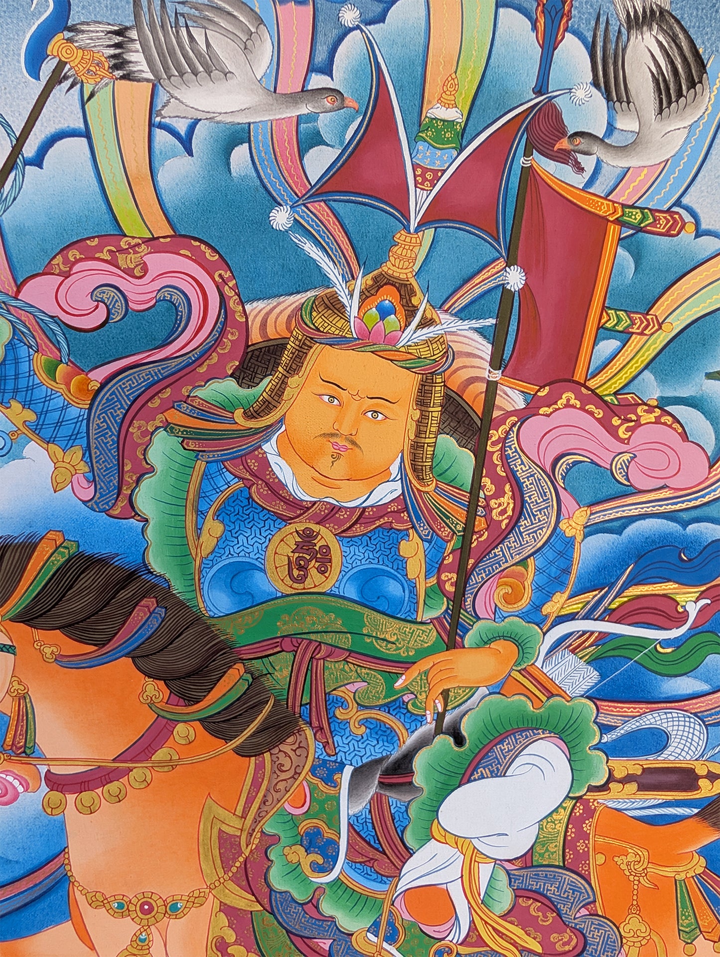 Gesar Thangka 39"x55"