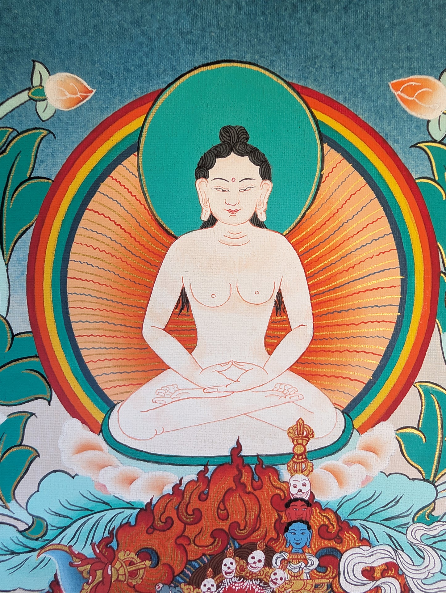 Troma Trikaya Thangka 32"x48"