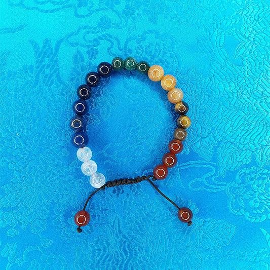 Colorful gemstone Wrist Mala 7-8mm