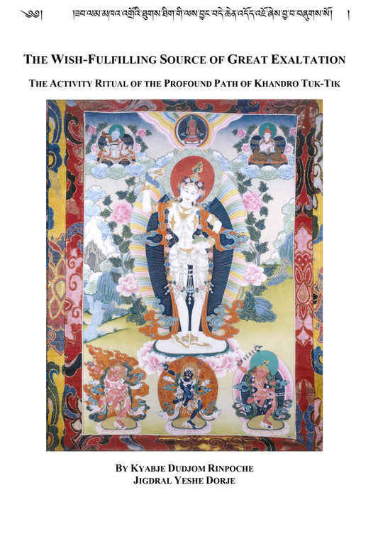 Khandro Thuk Thik Sadhana (The Wish-Fulfilling Source Of Great Exaltation)