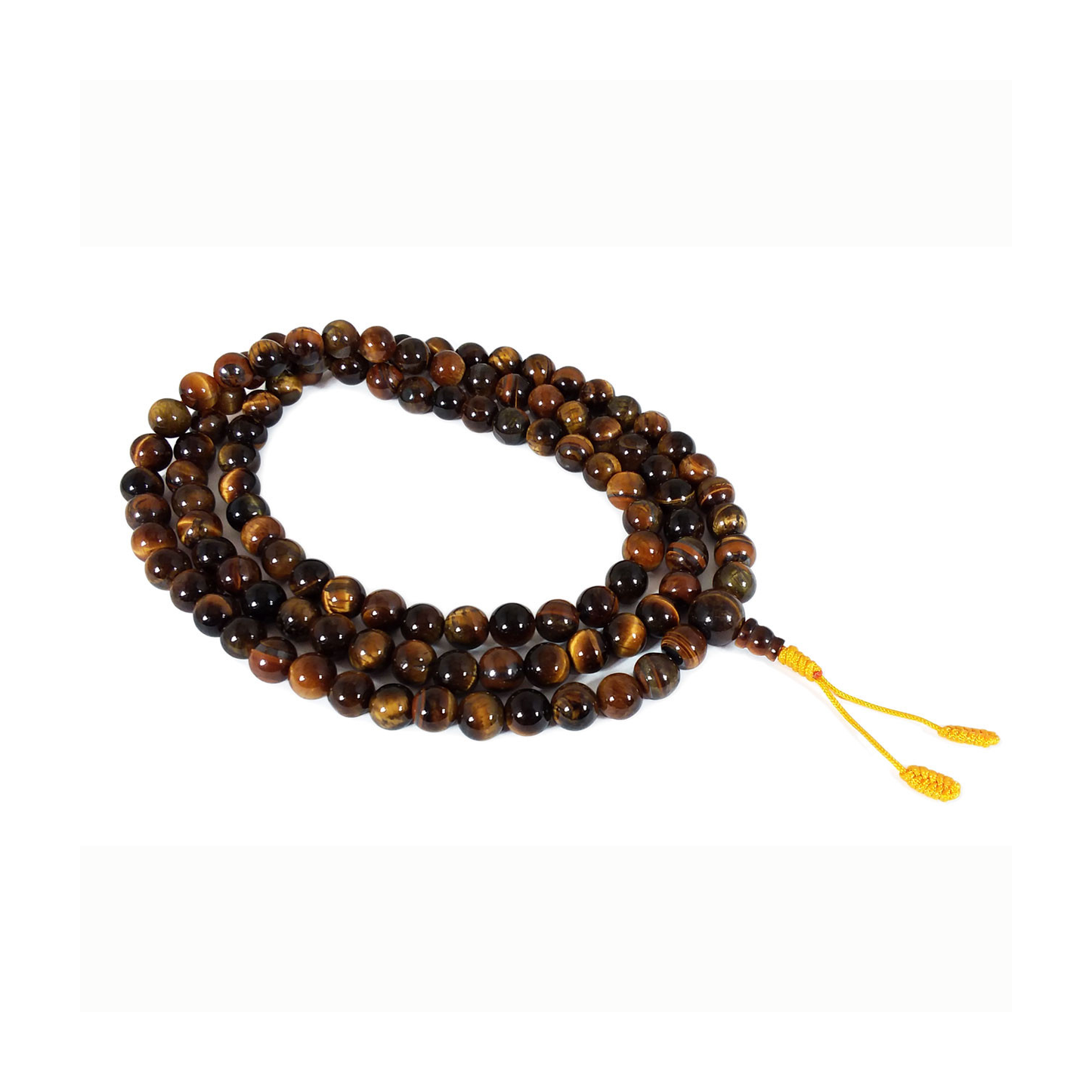Tiger's Eye Mala 8mm (various cord choices)