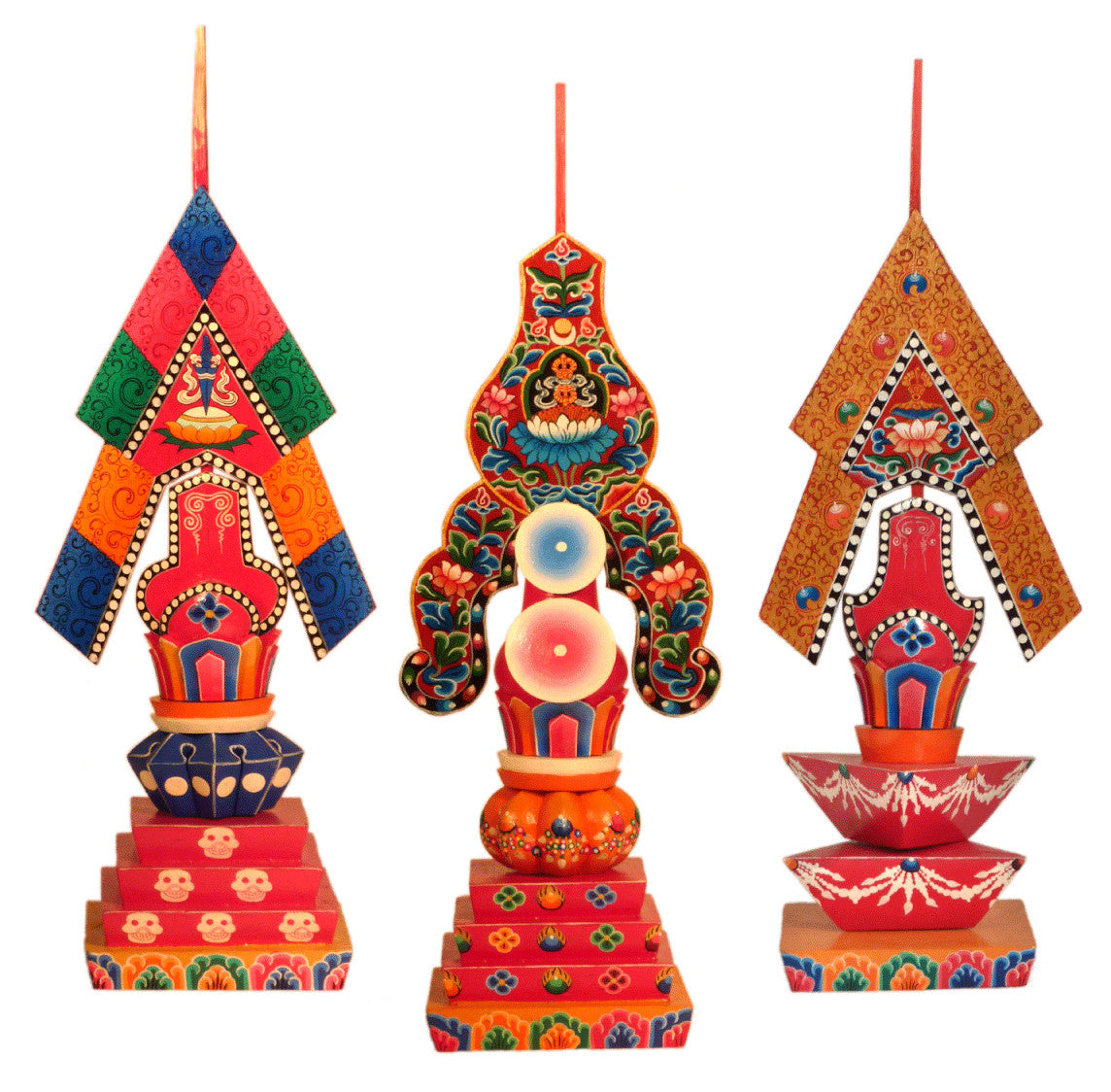 Wooden Longchen Nying Tik Torma Set
