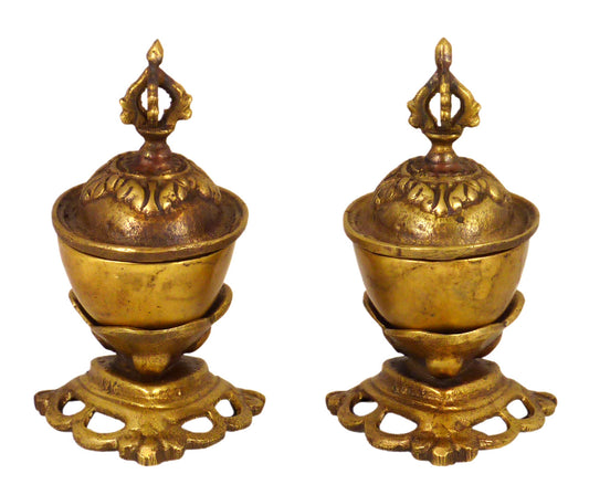 Kapala, Brass 2.75" (pair)