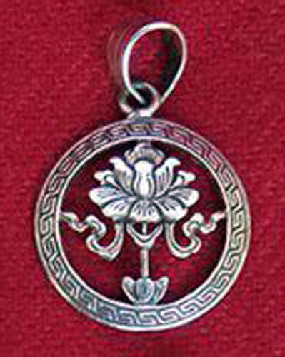 Lotus Auspicious Symbol Pendant