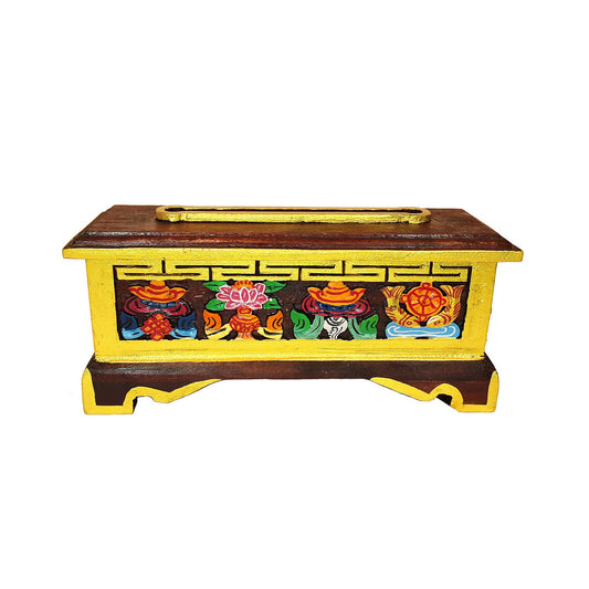 Wooden Incense Burner, 10"