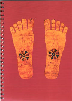 Footprints of The Buddha Notebook Journal