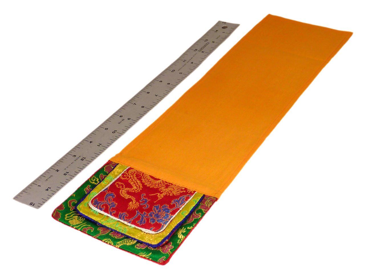 Bookmark is approximately 17.5" long including brocade tab